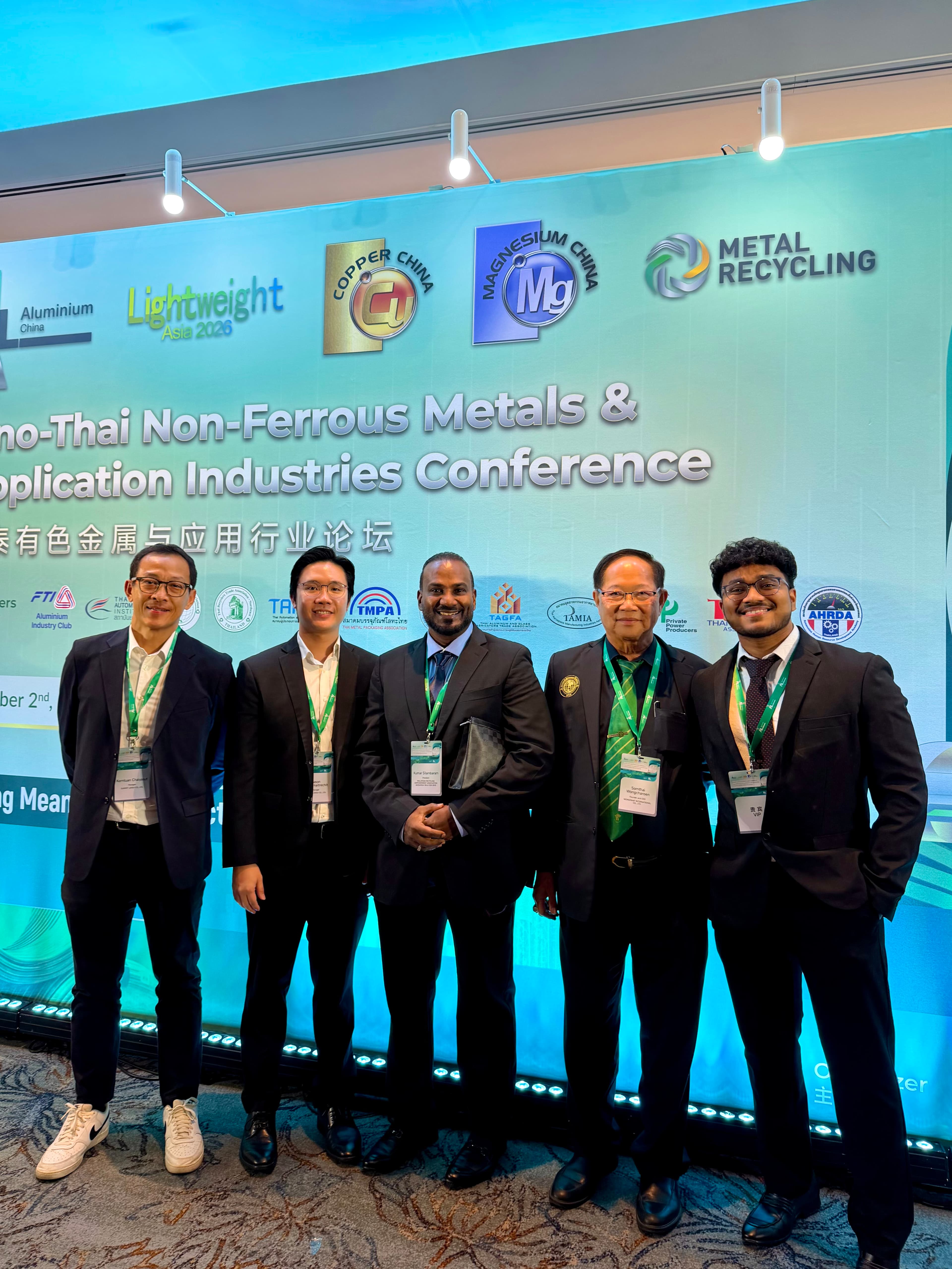 PERKESA leadership representing Malaysia at an international metals industry conference