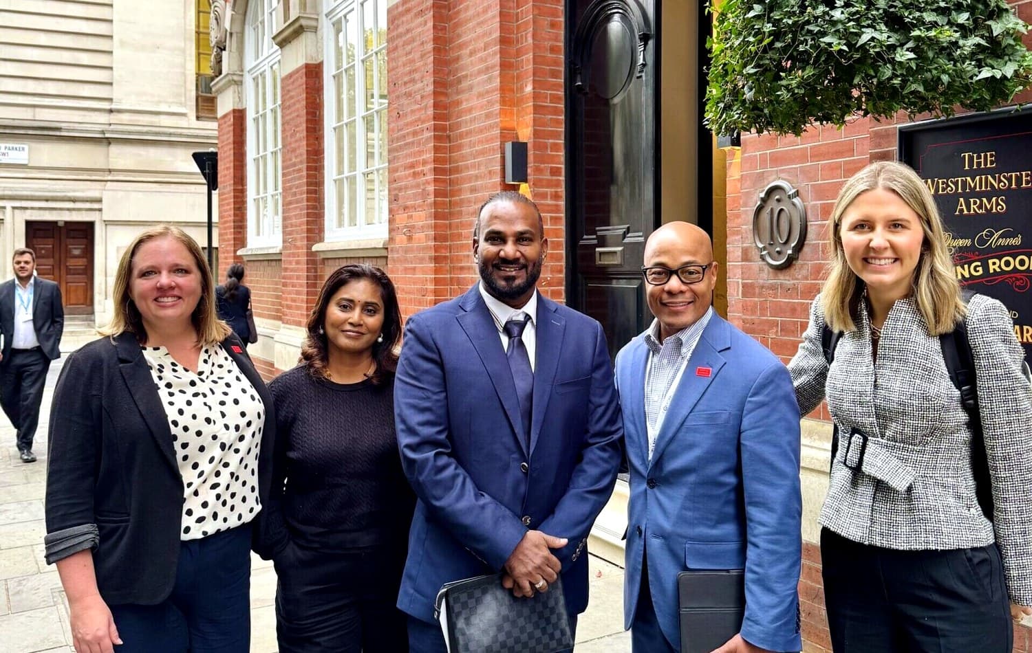 PERKESA representatives participating in an international metals market seminar in London